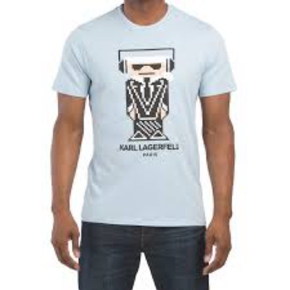 Karl Lagerfeld Paris - Lego Karl Tee, Blue *RARE* - Picture 1 of 5